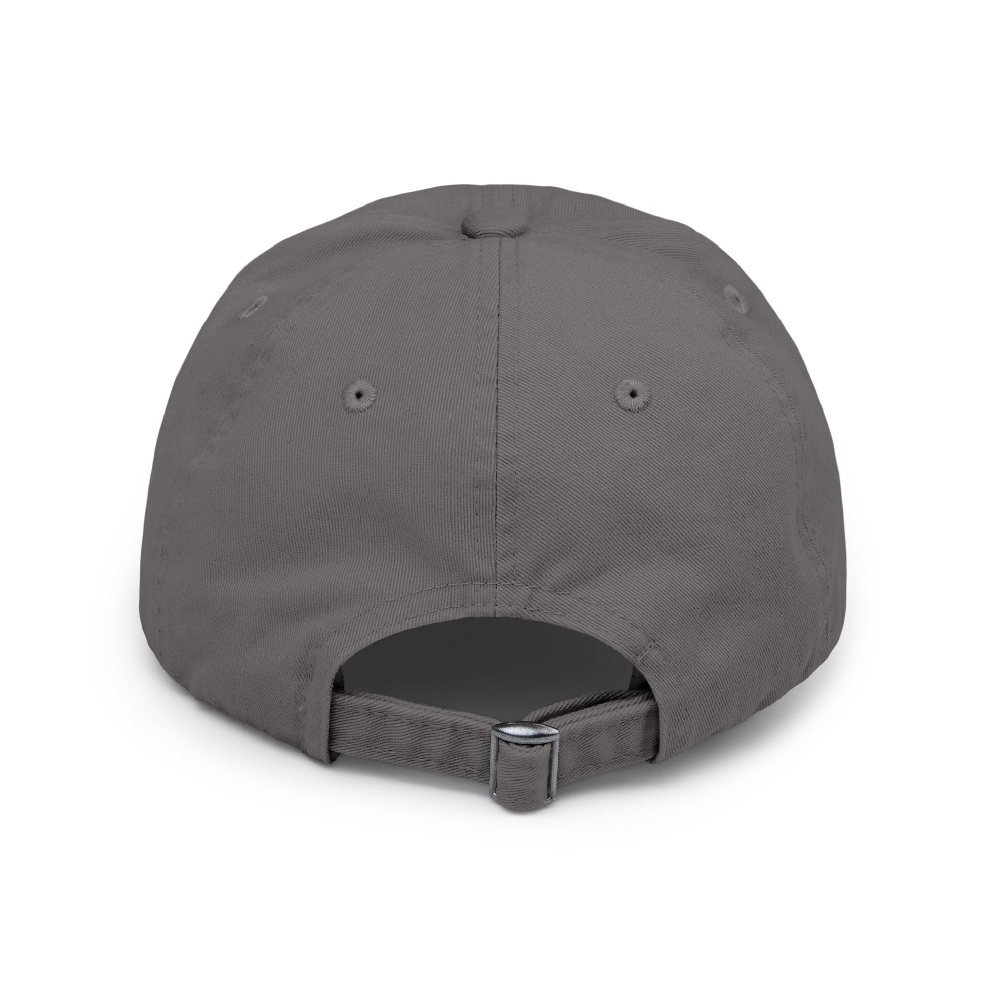 Back of Grey Grow In Faith Christian Hat