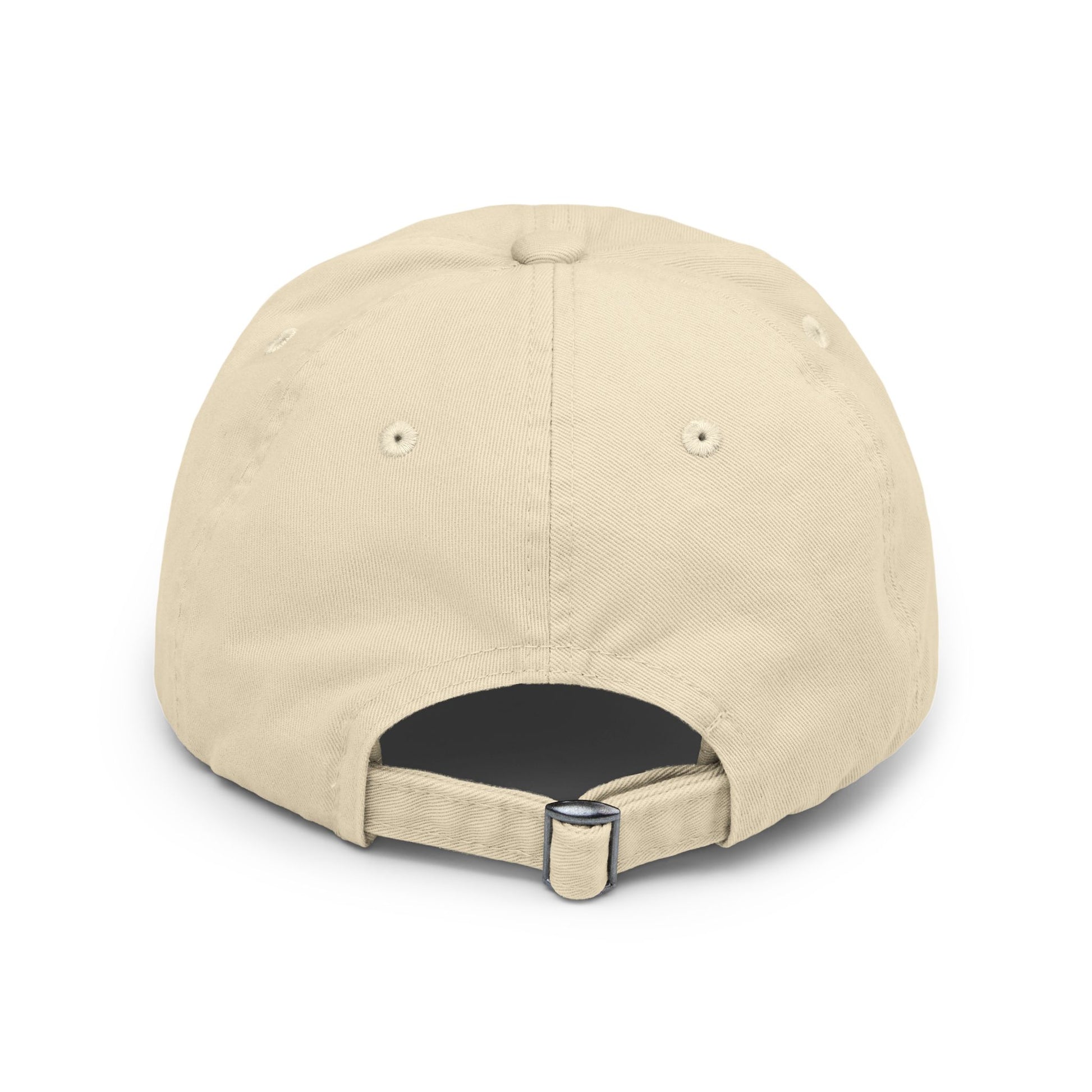 Back of Stone Coloured Grow In Faith Christian Hat