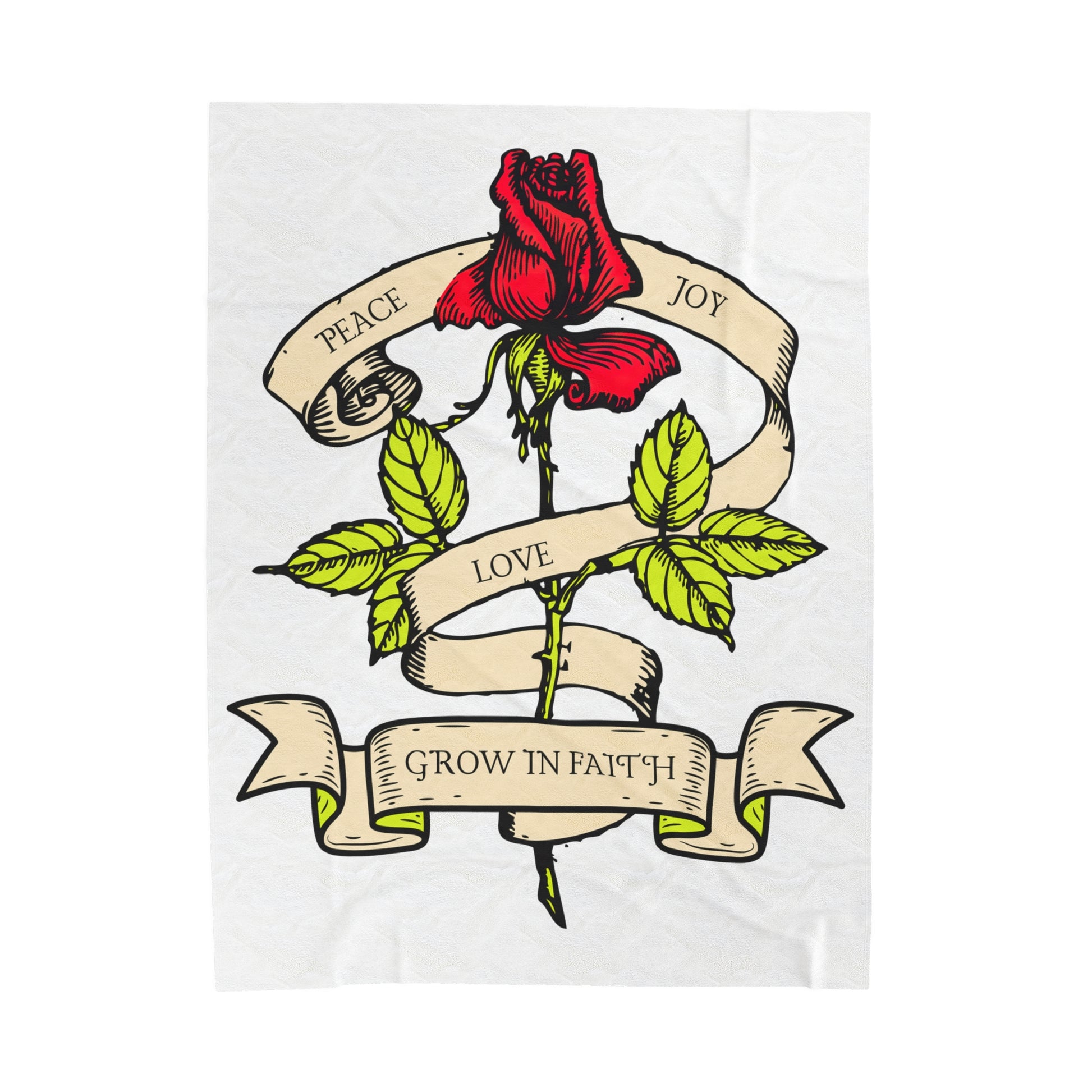 Grow in Faith Christian Blanket 60" x 80" 